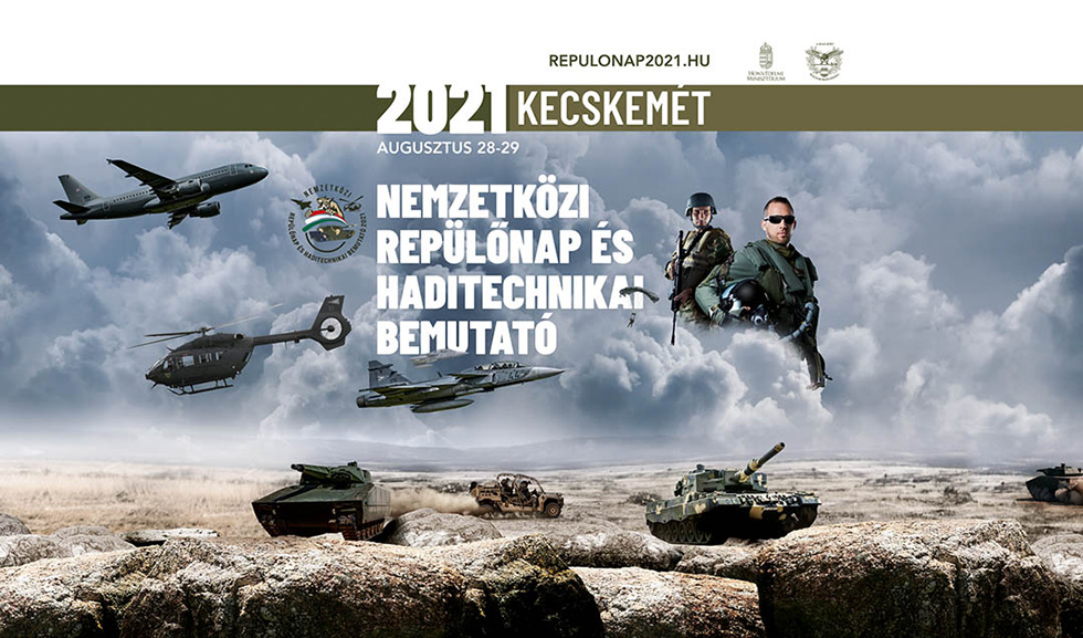 Nemzetközi Repülőnap és Haditechnikai Bemutató 2021 banner